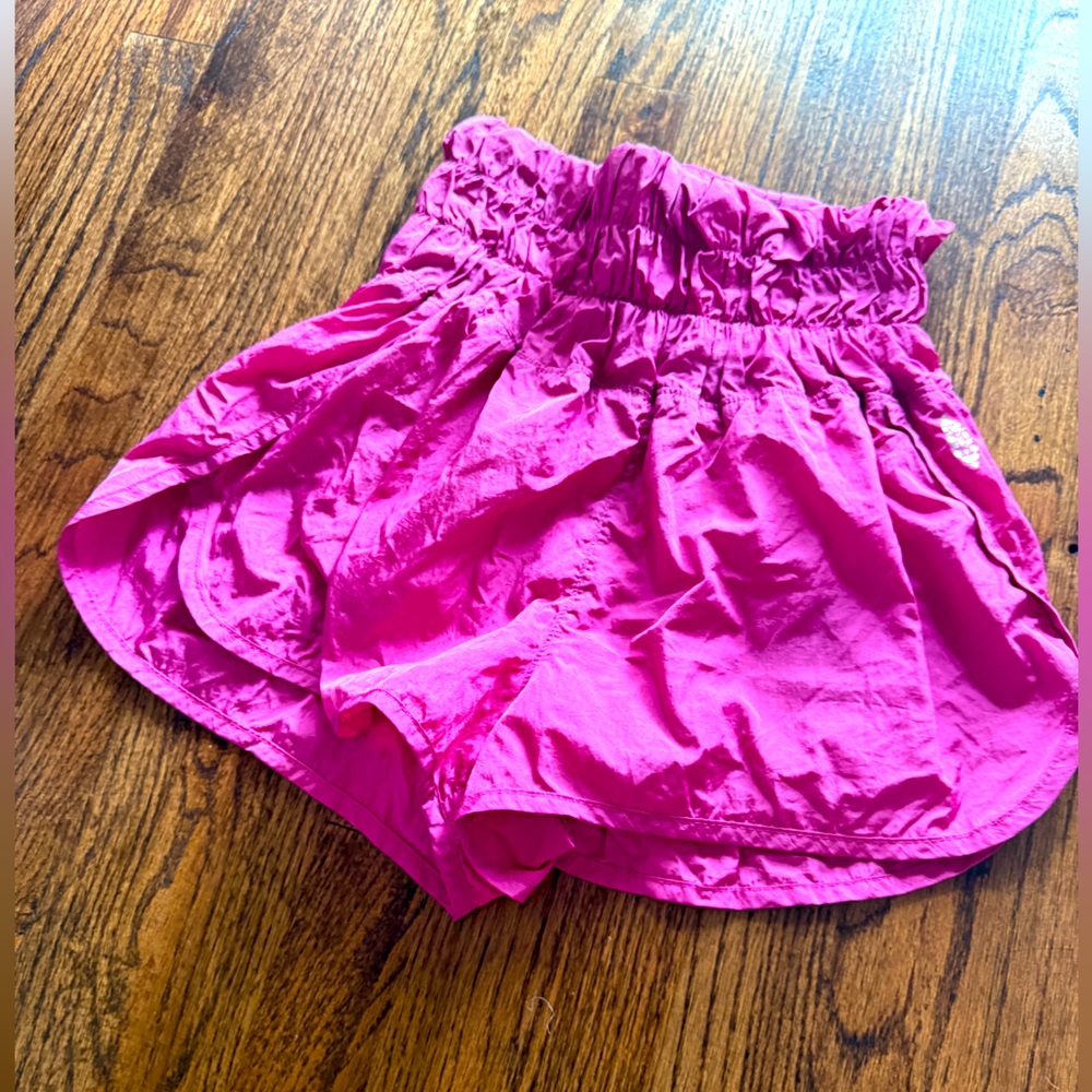 Vibrant Pink Ruffled Shorts
